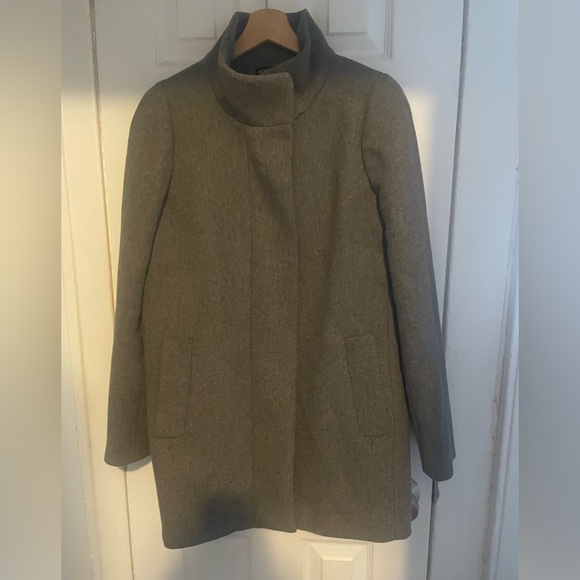J crew wool blend gray jacket size 6 - Picture 1 of 6